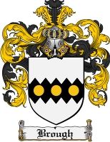 Product picture Brough Family Crest Brough Coat of Arms Digital Download