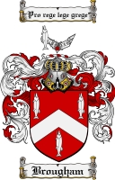 Product picture Brougham Family Crest Brougham Coat of Arms Digital Download