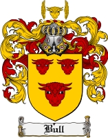 Product picture Bull Family Crest Bull Coat of Arms Digital Download