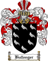 Product picture Bullenger Family Crest Bullenger Coat of Arms Digital Download