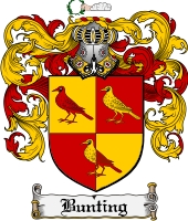 Product picture Bunting Family Crest Bunting Coat of Arms Digital Download