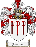 Product picture Burden Family Crest Burden Coat of Arms Digital Download