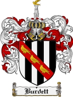 Product picture Burdett Family Crest Burdett Coat of Arms Digital Download