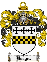 Product picture Burges Family Crest Burges Coat of Arms Digital Download