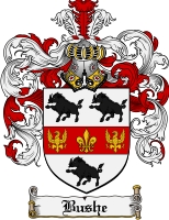 Product picture Bushe Family Crest Bushe Coat of Arms Digital Download