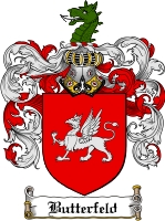 Product picture Butterfeld Family Crest Butterfeld Coat of Arms Digital Download