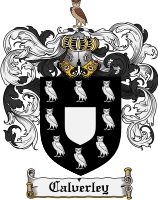 Product picture Calverley Family Crest Calverley Coat of Arms Digital Download