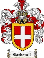 Product picture Carbonell Family Crest Carbonell Coat of Arms Digital Download