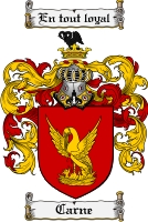 Product picture Carne Family Crest Carne Coat of Arms Digital Download