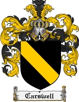 Product picture Carswell Family Crest Carswell Coat of Arms Digital Download