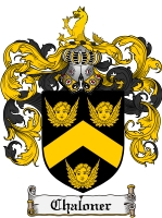 Product picture Chaloner Family Crest Chaloner Coat of Arms Digital Download