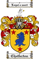 Product picture Chatterton Family Crest Chatterton Coat of Arms Digital Download