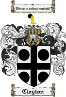 Product picture Clayton Family Crest Clayton Coat of Arms Digital Download