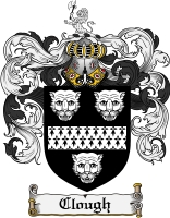 Product picture Clough Family Crest Clough Coat of Arms Digital Download