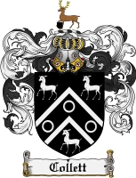 Product picture Collett Family Crest Collett Coat of Arms Digital Download