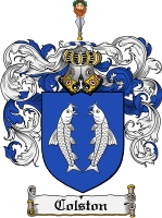 Product picture Colston Family Crest Colston Coat of Arms Digital Download