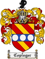Product picture Copinger Family Crest Copinger Coat of Arms Digital Download