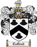 Product picture Cottrell Family Crest Cottrell Coat of Arms Digital Download