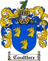 Product picture Couttlere Family Crest Couttlere Coat of Arms Digital Download