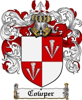 Product picture Cowper Family Crest Cowper Coat of Arms Digital Download