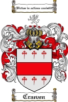 Product picture Craeven Family Crest Craeven Coat of Arms Digital Download