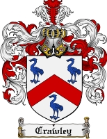 Product picture Crawley Family Crest Crawley Coat of Arms Digital Download