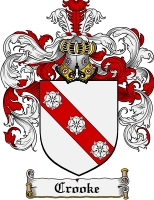 Product picture Crooke Family Crest Crooke Coat of Arms Digital Download