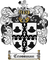 Product picture Crossman Family Crest Crossman Coat of Arms Digital Download