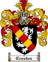 Product picture Croxton Family Crest Croxton Coat of Arms Digital Download