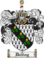 Product picture Dalling Family Crest Dalling Coat of Arms Digital Download