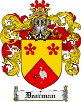 Product picture Dearman Family Crest Dearman Coat of Arms Digital Download