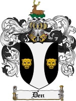 Product picture Den Family Crest Den Coat of Arms Digital Download