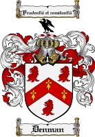Product picture Denman Family Crest Denman Coat of Arms Digital Download