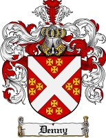 Product picture Denny Family Crest Denny Coat of Arms Digital Download