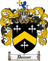 Product picture Denver Family Crest Denver Coat of Arms Digital Download