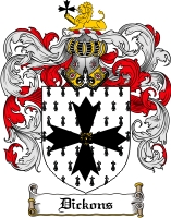 Product picture Dickons Family Crest Dickons Coat of Arms Digital Download