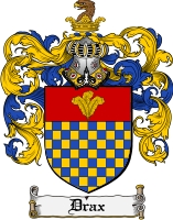 Product picture Drax Family Crest Drax Coat of Arms Digital Download