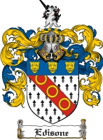 Product picture Edisone Family Crest Edisone Coat of Arms Digital Download