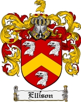 Product picture Ellison Family Crest Ellison Coat of Arms Digital Download