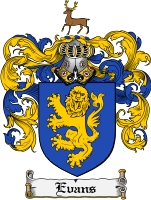 Product picture Evans Family Crest Evans Coat of Arms Digital Download