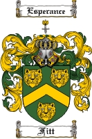Product picture Fitt Family Crest Fitt Coat of Arms Digital Download