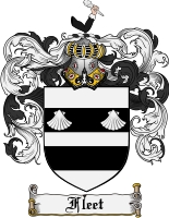 Product picture Fleet Family Crest Fleet Coat of Arms Digital Download