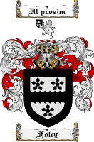 Product picture Foley Family Crest Foley Coat of Arms Digital Download