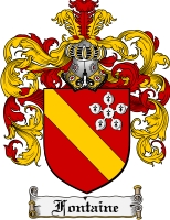 Product picture Fontaine Family Crest Fontaine Coat of Arms Digital Download