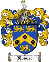 Product picture Fowler Family Crest Fowler Coat of Arms Digital Download