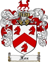 Product picture Fox Family Crest Fox Coat of Arms Digital Download