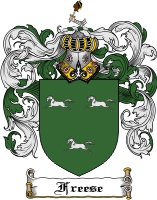 Product picture Freese Family Crest Freese Coat of Arms Digital Download