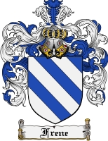 Product picture Frene Family Crest Frene Coat of Arms Digital Download