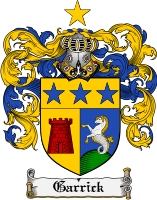 Product picture Garrick Family Crest Garrick Coat of Arms Digital Download