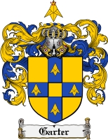 Product picture Garter Family Crest Garter Coat of Arms Digital Download